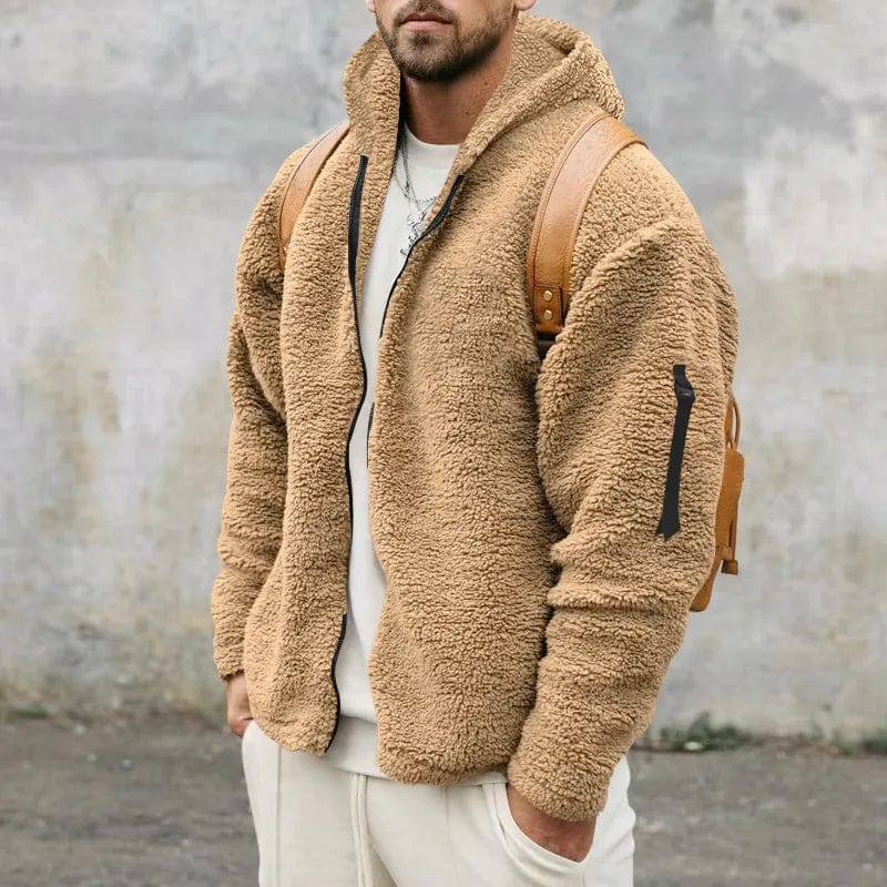 Veste Sherpa en velours