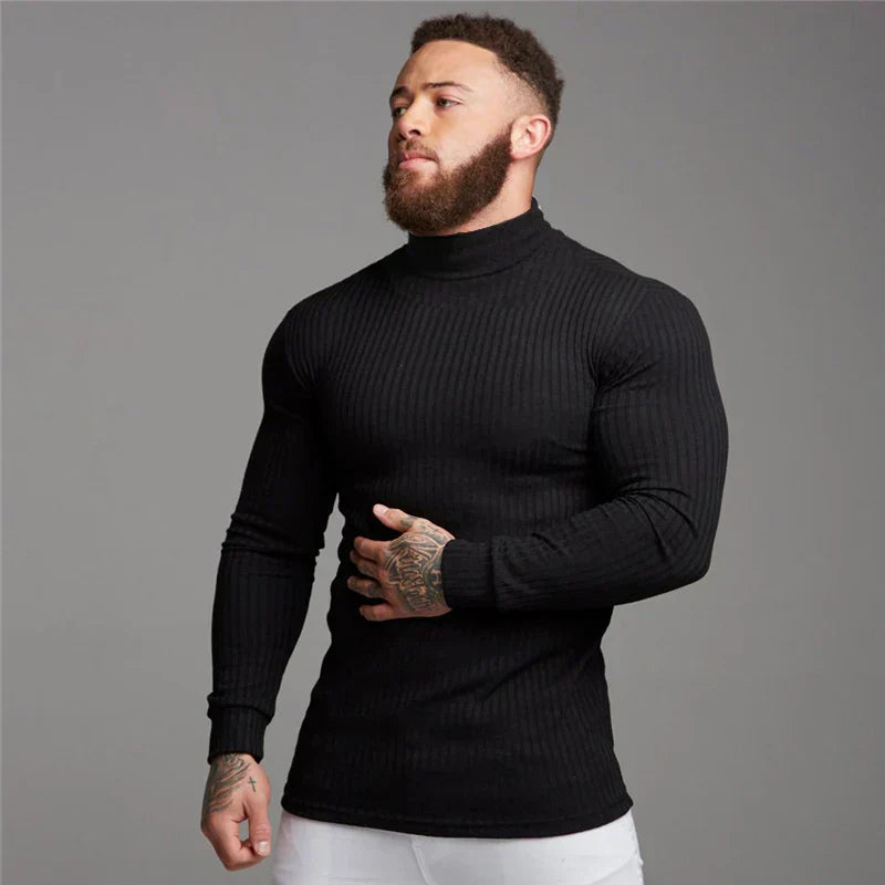 Pull à col roulé pour homme