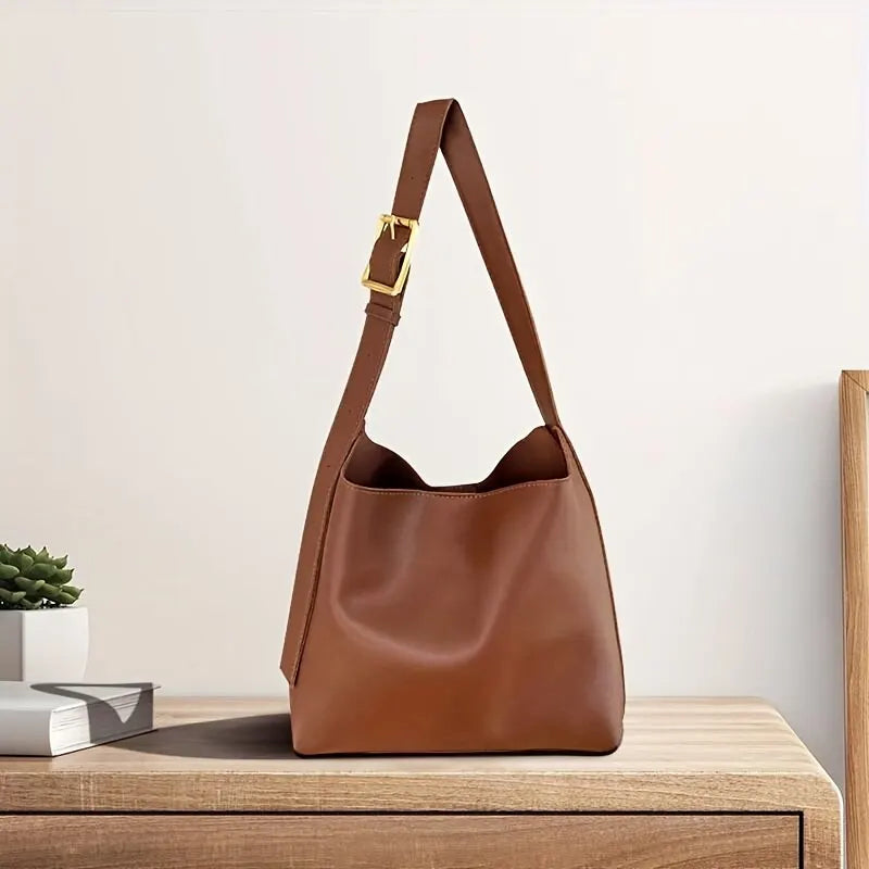 Luxus Leder Schultertasche