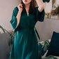 Cripes Peignoir Robe Satin - Vêtements De Nuit