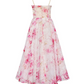 Robe élégante à imprimé floral