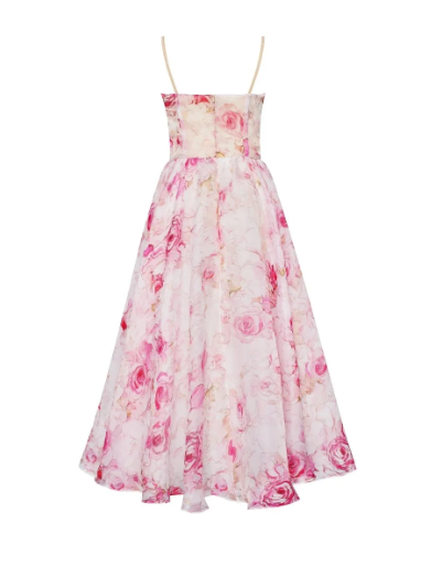 Robe élégante à imprimé floral