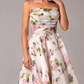 Robe élégante à imprimé floral