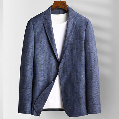 Blazer en tricot gaufré péruvien