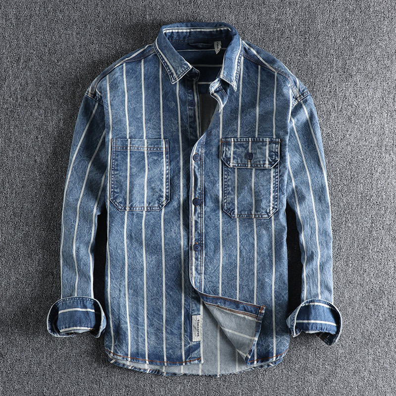 Modern - Chemise en denim stretch