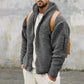 Veste Sherpa en velours