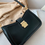 Stylische Schultertasche links | Designer-Handtasche für Damen mit Reißverschluss