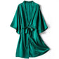 Cripes Peignoir Robe Satin - Vêtements De Nuit