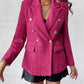 ISABELLE™ | Blazer rose en tweed