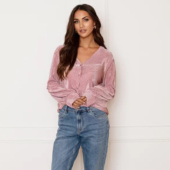 Blouse élégante en satin