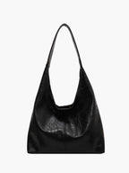 Bequeme Damen Schultertasche mit Reißverschluss