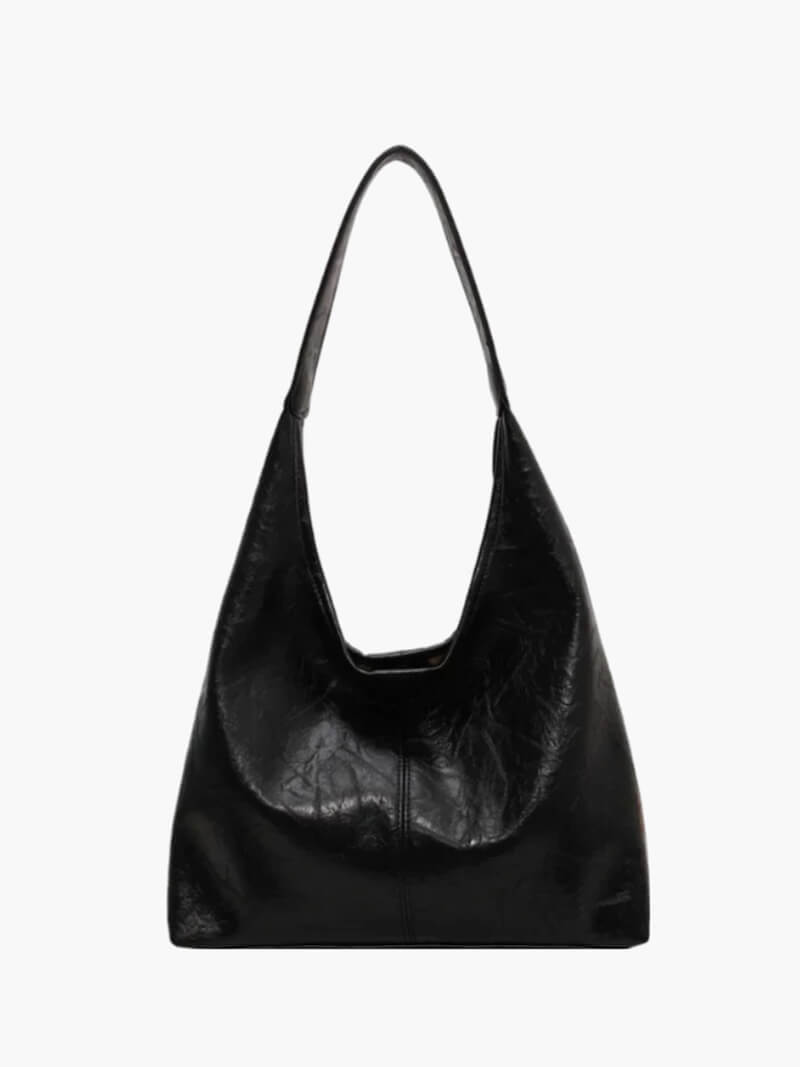 Bequeme Damen Schultertasche mit Reißverschluss