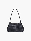 Schultertasche mit geflochtenem Design