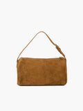 Elegante Schultertasche aus Wildleder