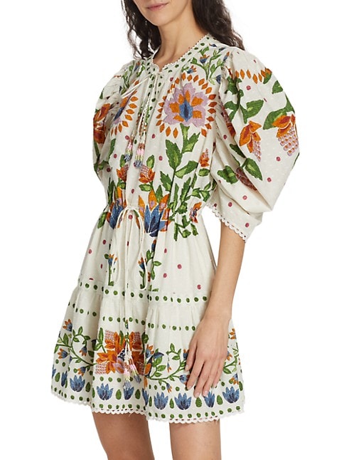 Mini-robe jardin d'été