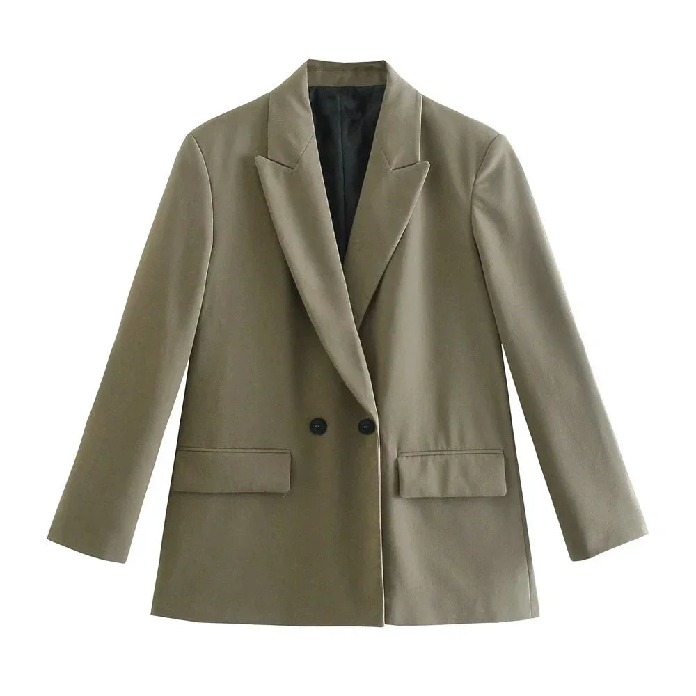 Valencia™ l Blazer de bureau croisé à double boutonnage