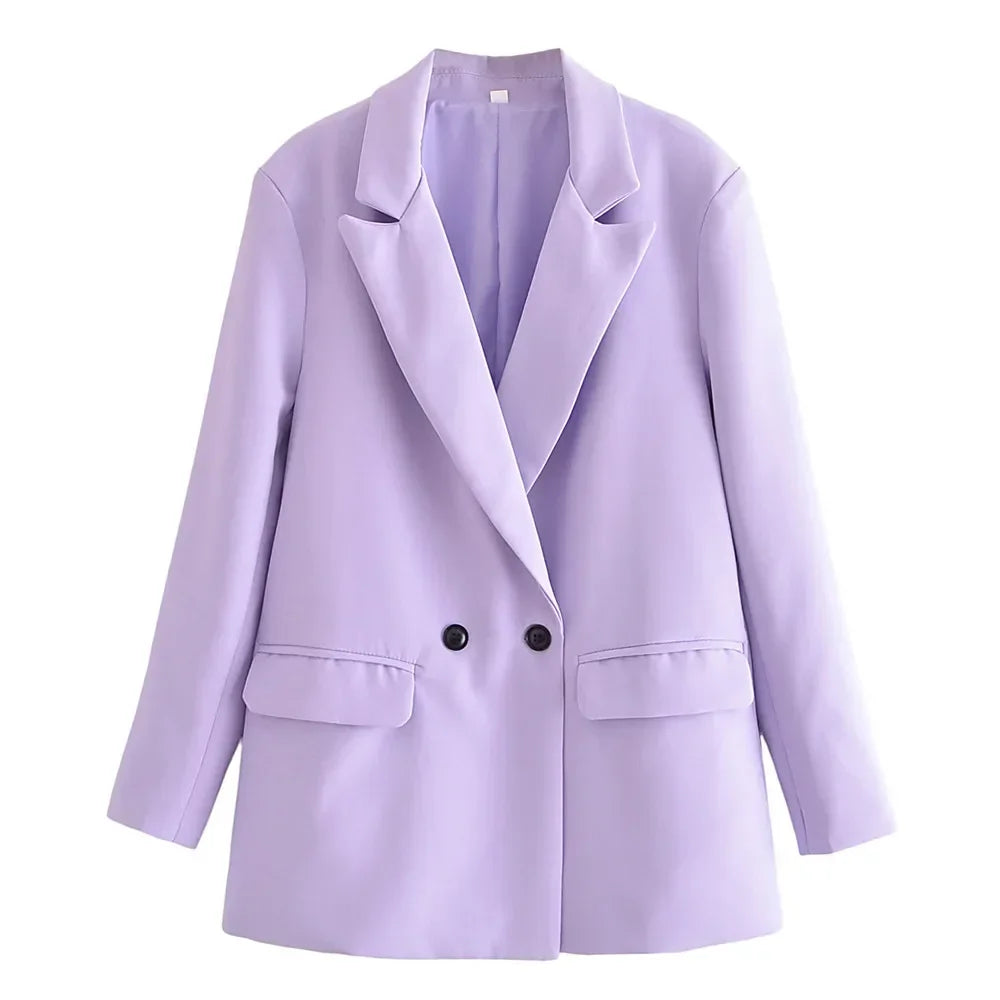 Valencia™ l Blazer de bureau croisé à double boutonnage