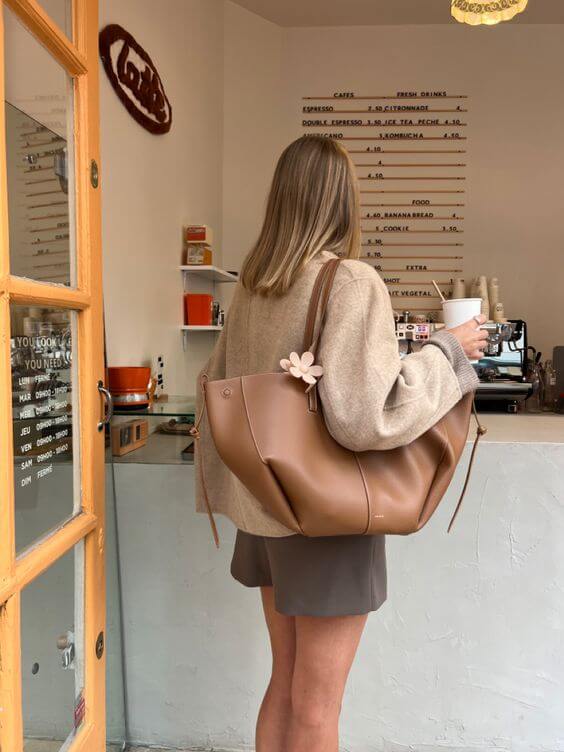 Tasche Groß Verstellbarer Riemen Schultertasche Shopper Tasche