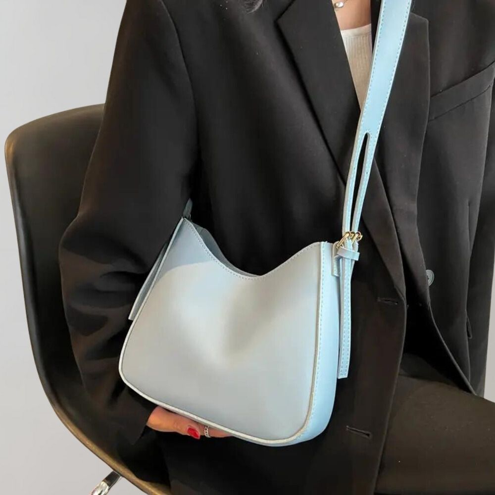 Reißverschluss Kleine Schultertasche Kunstledertasche