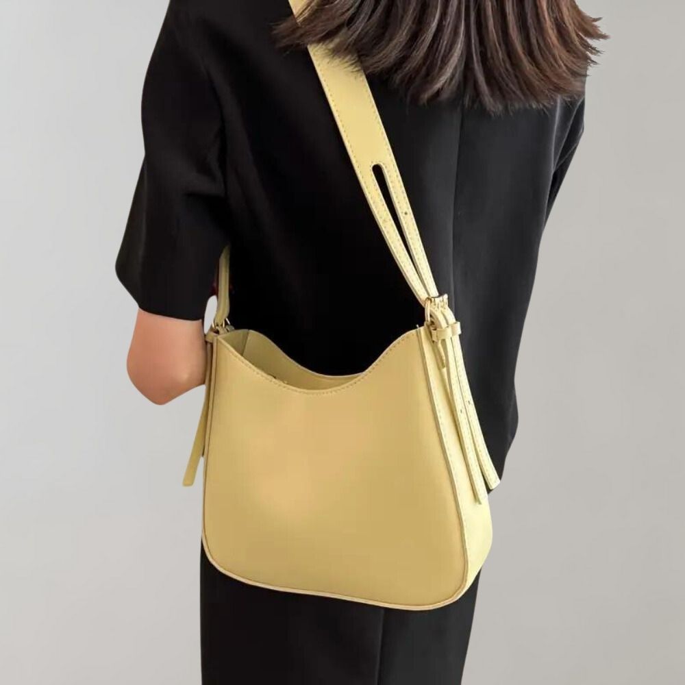 Reißverschluss Kleine Schultertasche Kunstledertasche