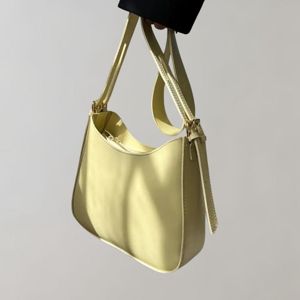 Reißverschluss Kleine Schultertasche Kunstledertasche