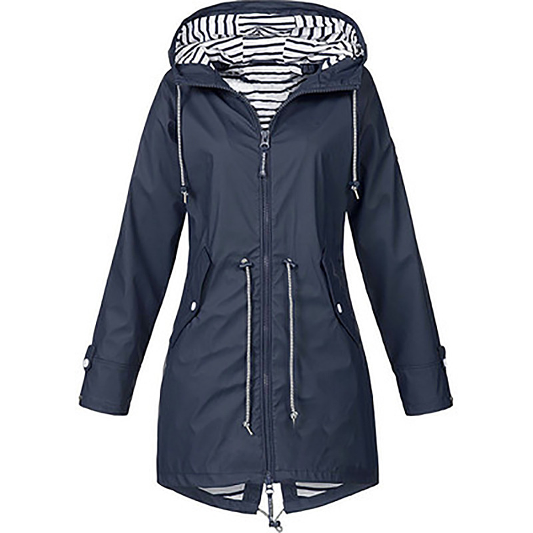 Imperméable long tendance pour femme