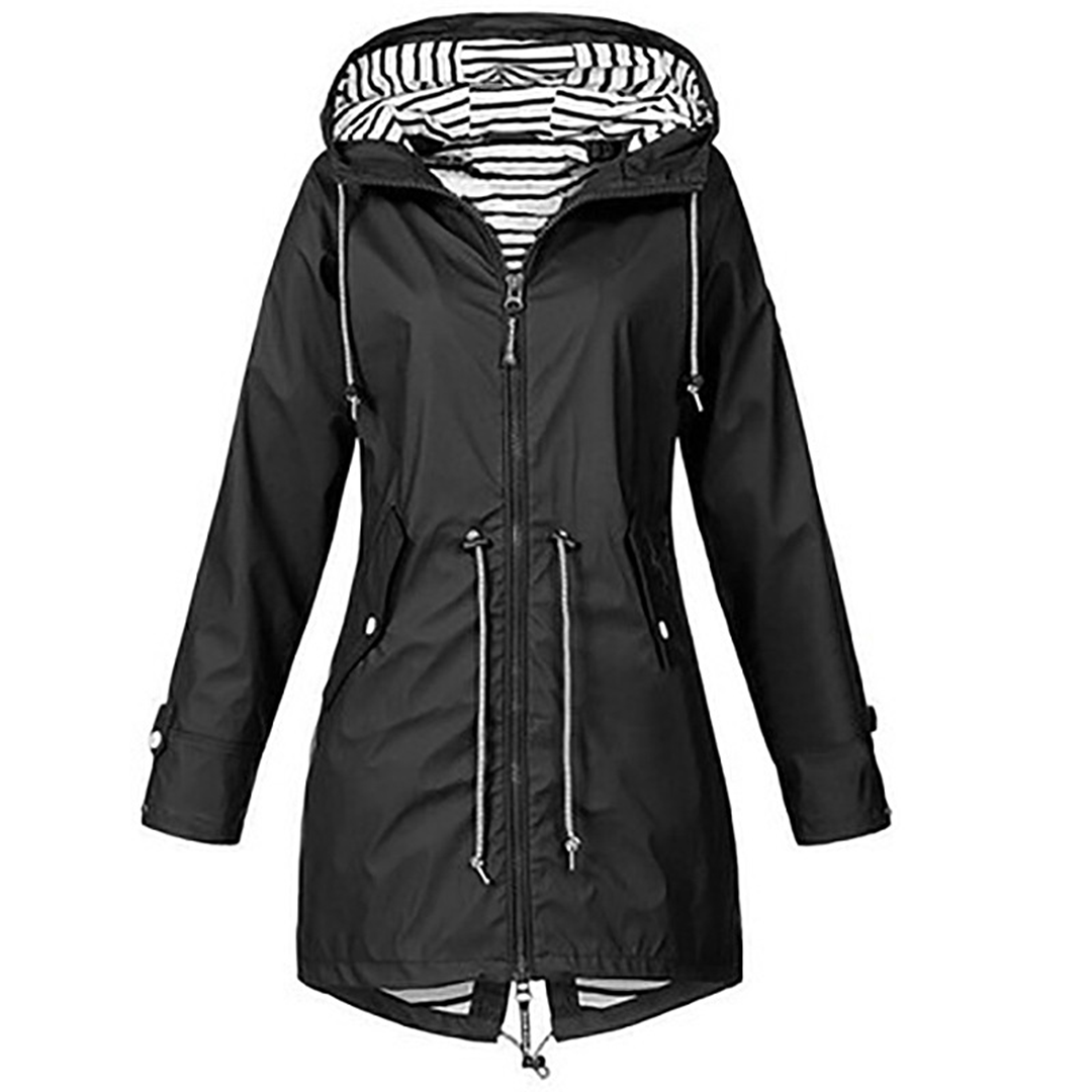 Imperméable long tendance pour femme