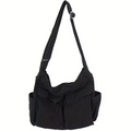 Schultertasche mit Faltendesign