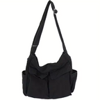 Schultertasche mit Faltendesign