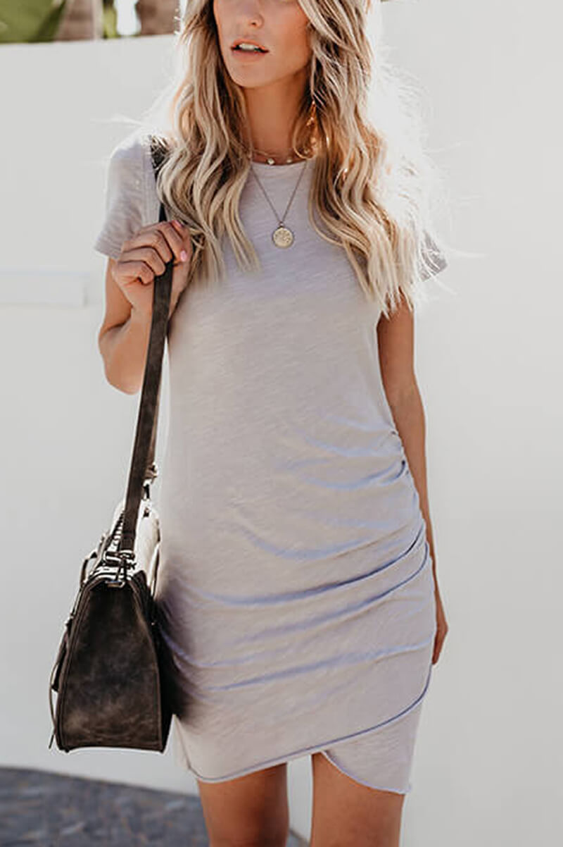 Robe t-shirt Cripes – Simple et asymétrique