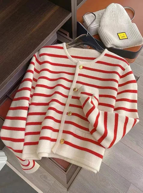 Stella™ l Pull rayé à col rond