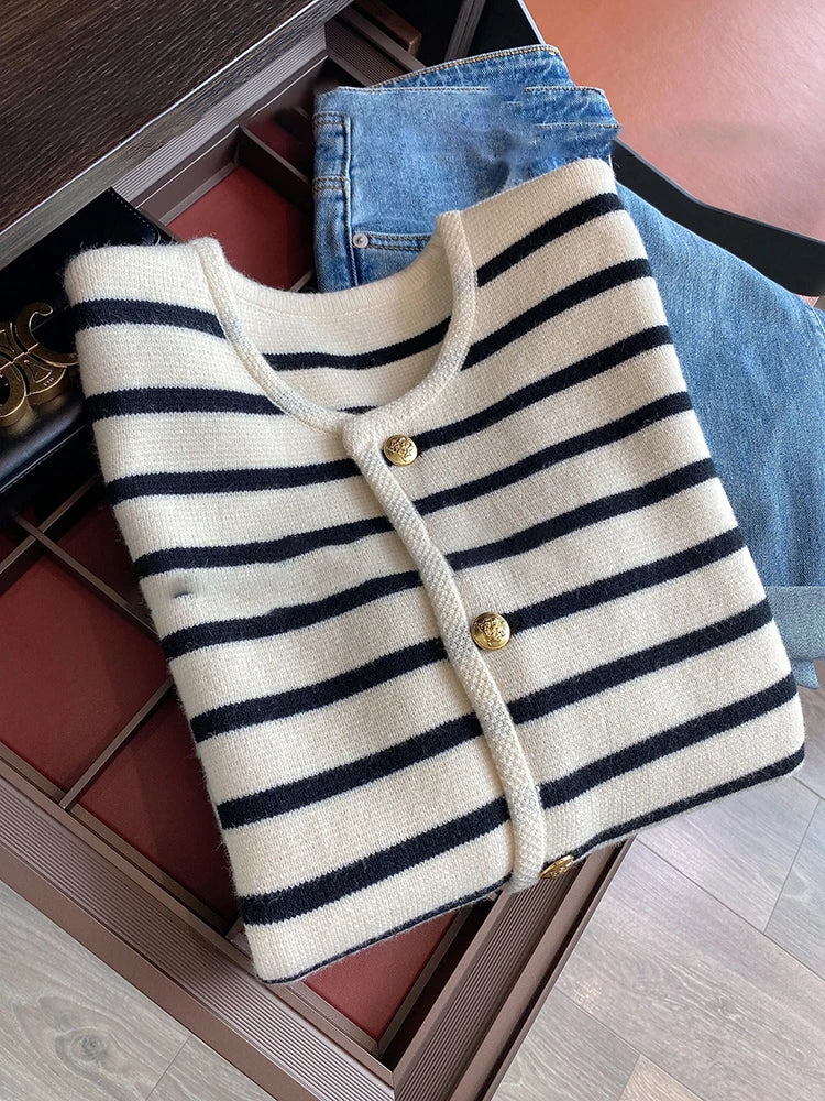 Stella™ l Pull rayé à col rond