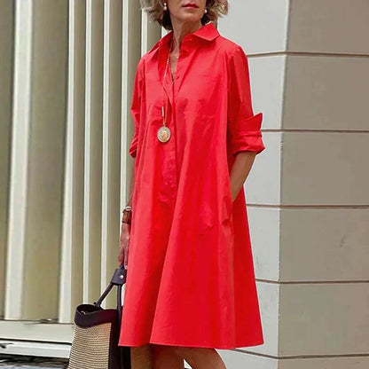 Crêpes | ROBE CHEMISE ÉLÉGANTE