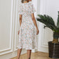 Crêpes | Robe d'été élégante à imprimé floral
