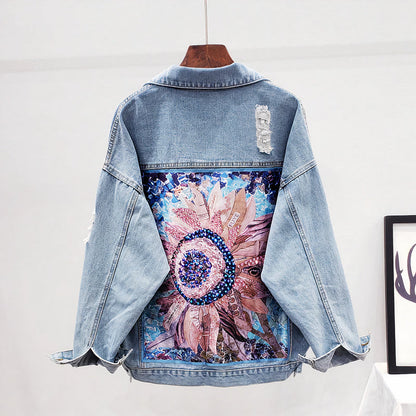 Veste en jean cripes | Ouicha