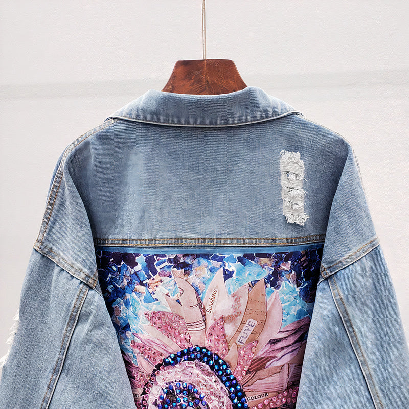 Veste en jean cripes | Ouicha