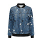 Cripes Bomber Veste Avec Imprimé Floral Dames