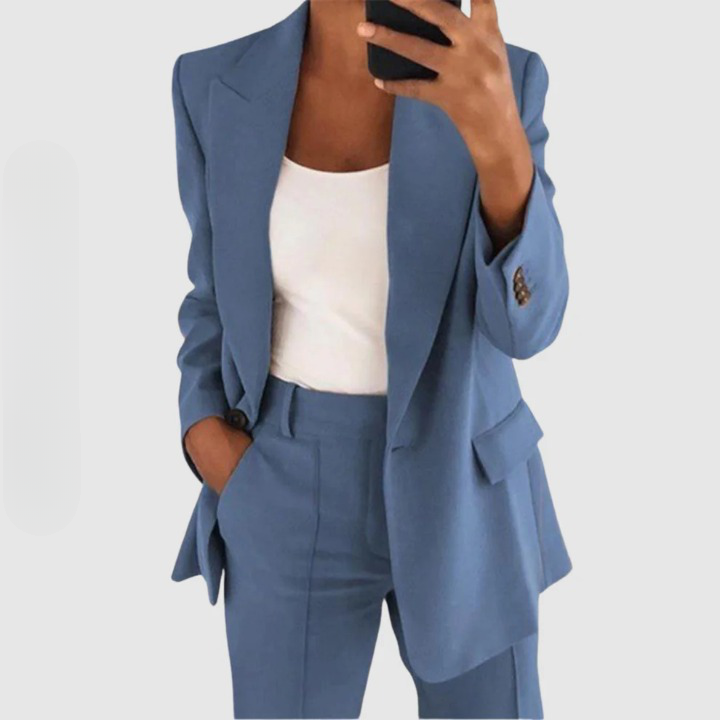 Crêpes | Ensemble blazer chic de style sophistiqué