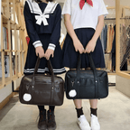 Luxuriöse Schultertasche mit mehreren Fächern und Reißverschluss