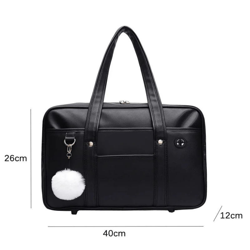 Luxuriöse Schultertasche mit mehreren Fächern und Reißverschluss