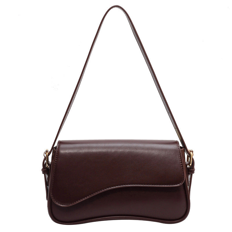 Kompakte Damen Schultertasche