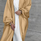 Robe abaya cripes avec ceinture - Eva