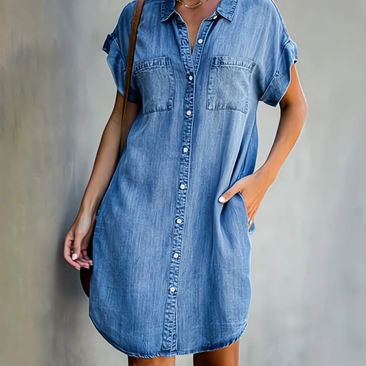 Robe en denim