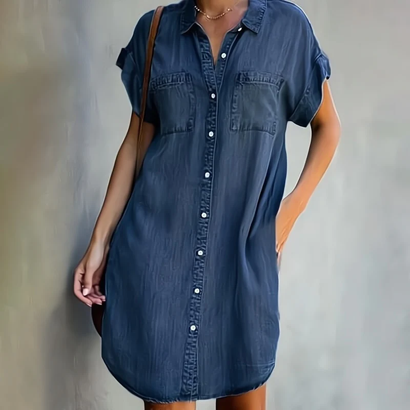 Robe en denim