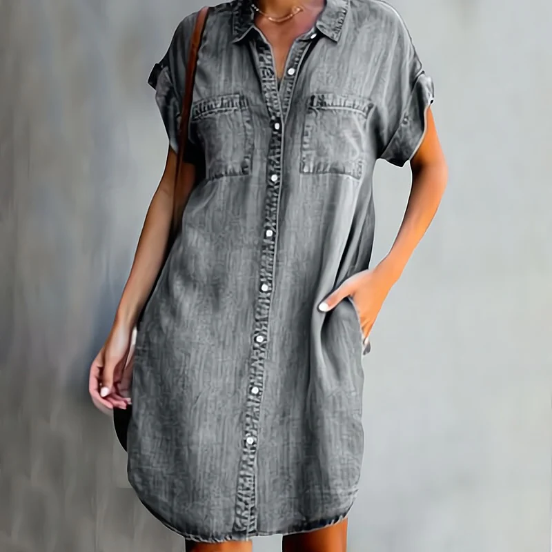 Robe en denim