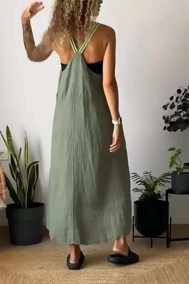 Robe décontractée à bretelles