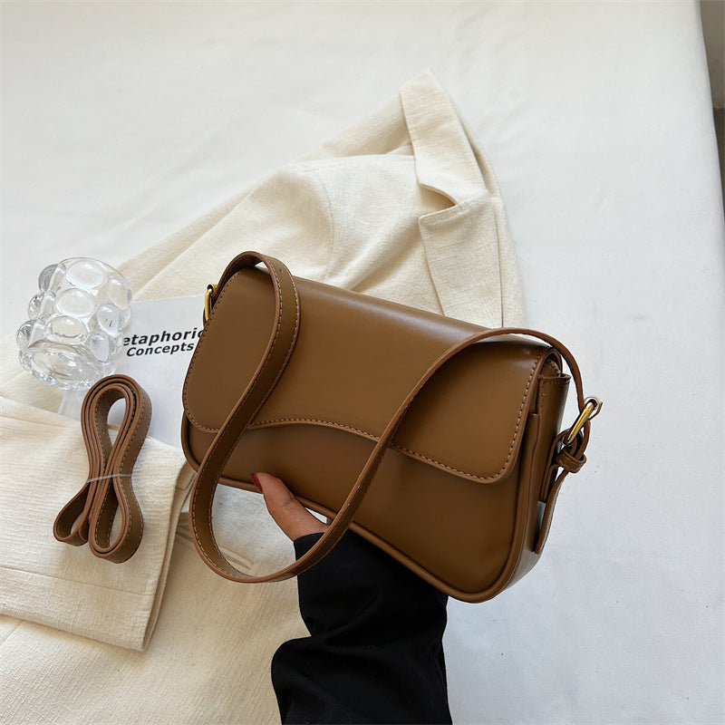 Kompakte Damen Schultertasche