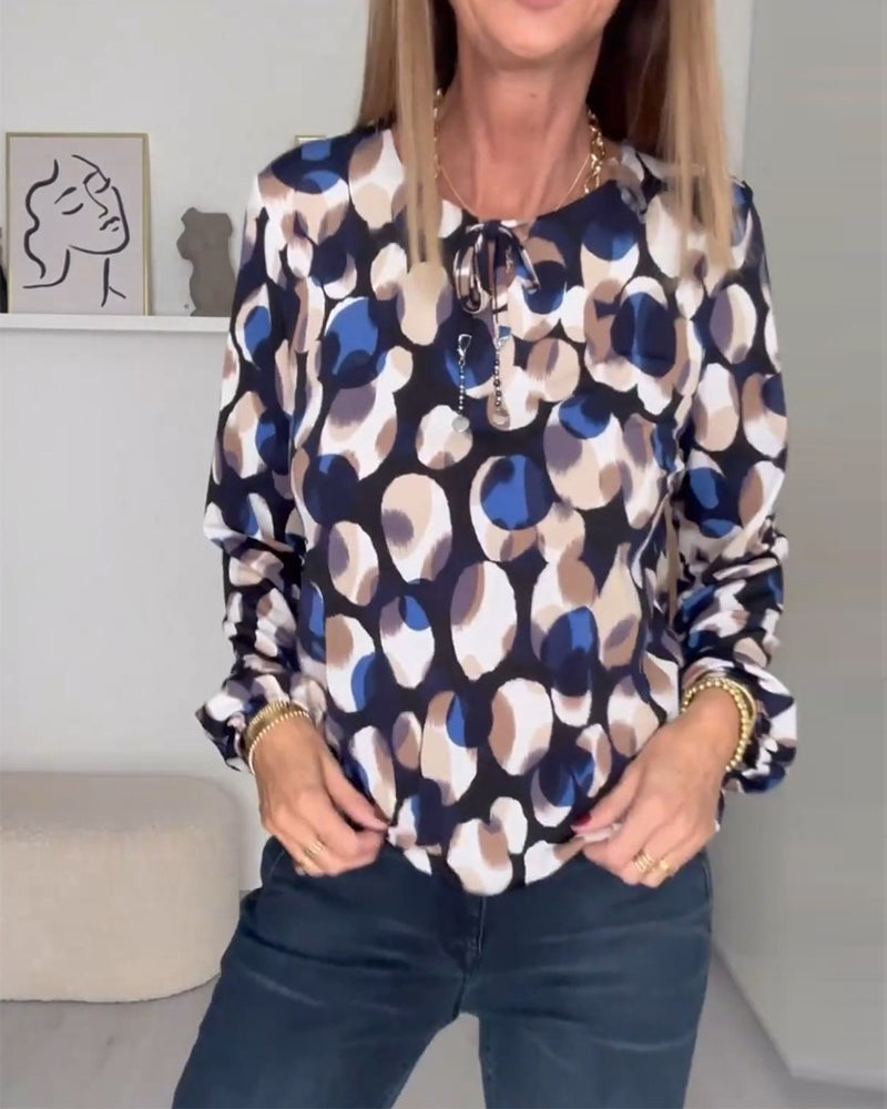 Blouse d'automne élégante