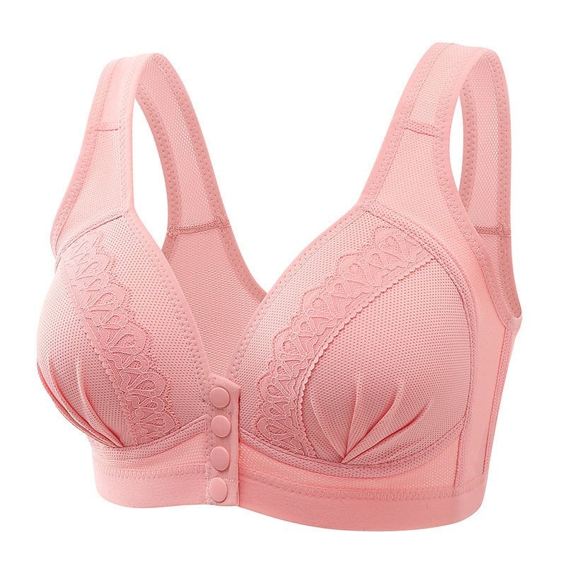 Cripes - 2023 Soutien-gorge en coton respirant et doux pour la peau avec boutons sur le devant