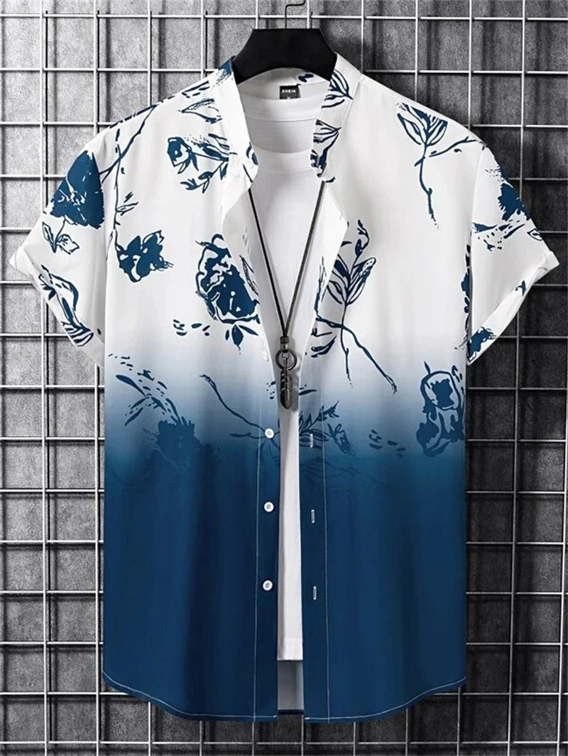 Cripes - La chemise hawaïenne imprimé floral 3D